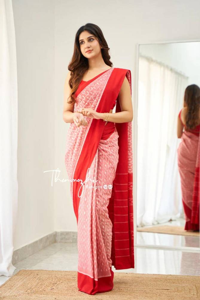  DF 99 Ikkat  Cotton Printed Sarees For Bussiness Catalog